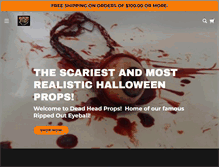 Tablet Screenshot of deadheadprops.com